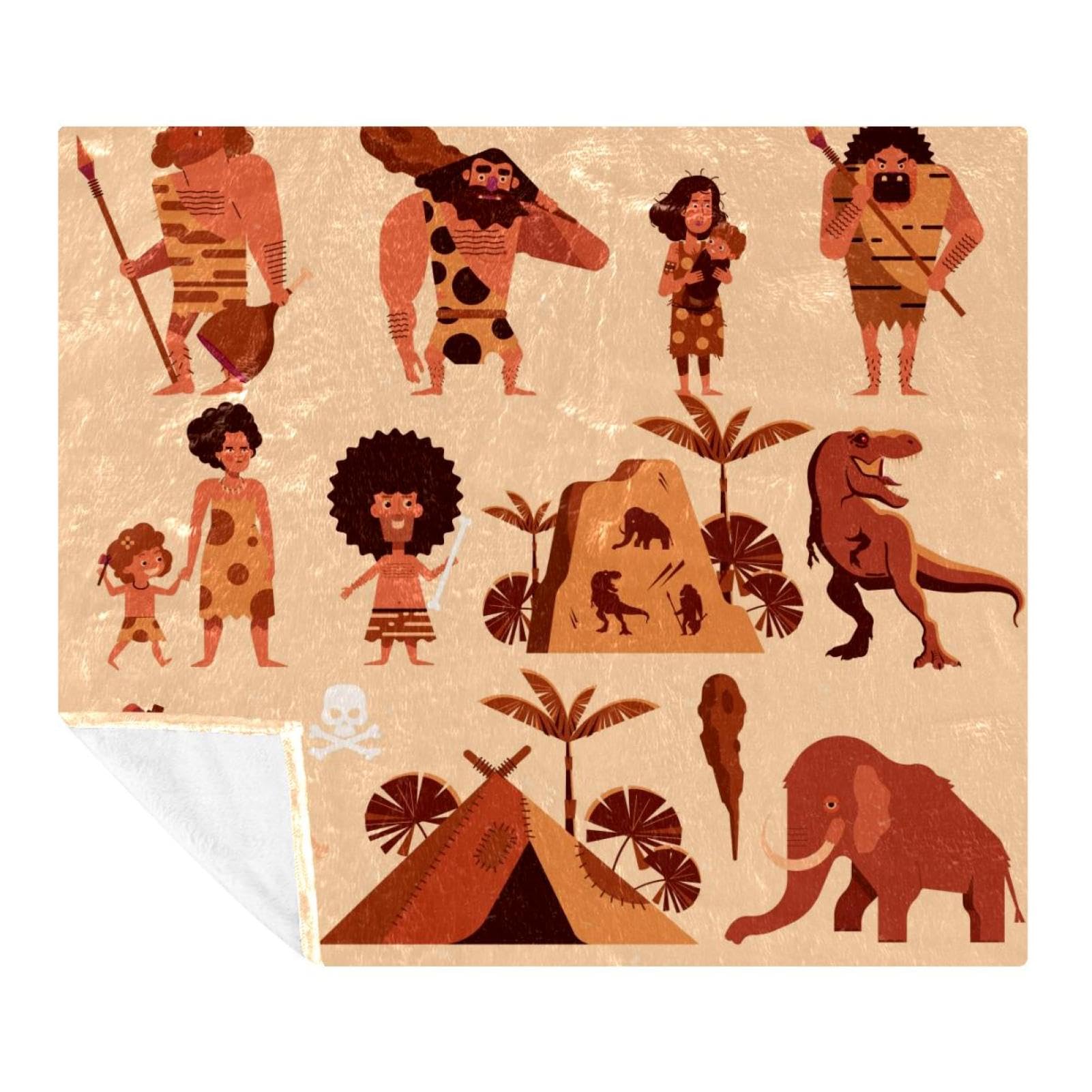 Couverture polaire Primitive Tribe pour des soirées complices en famille