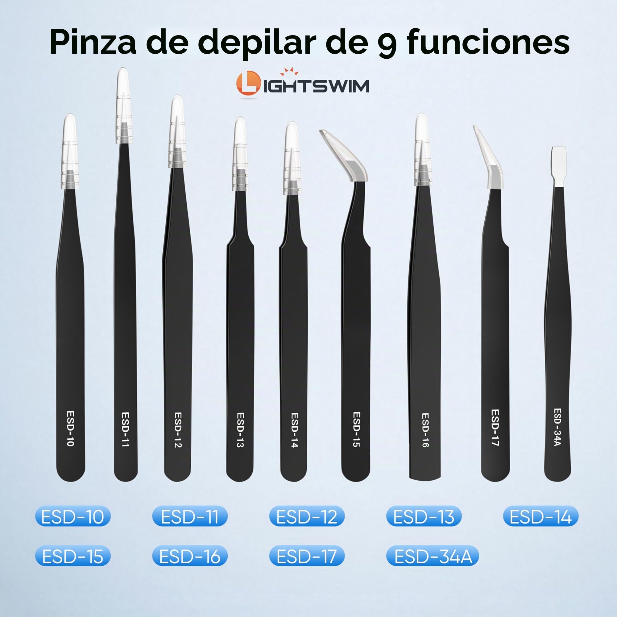 Lupa de cabeza LED, lupa recargable con diadema manos libres con 4 lentes desmontables, gafas de 1.5X-5.0X para trabajos cercanos, manualidades, joyería, lectura
