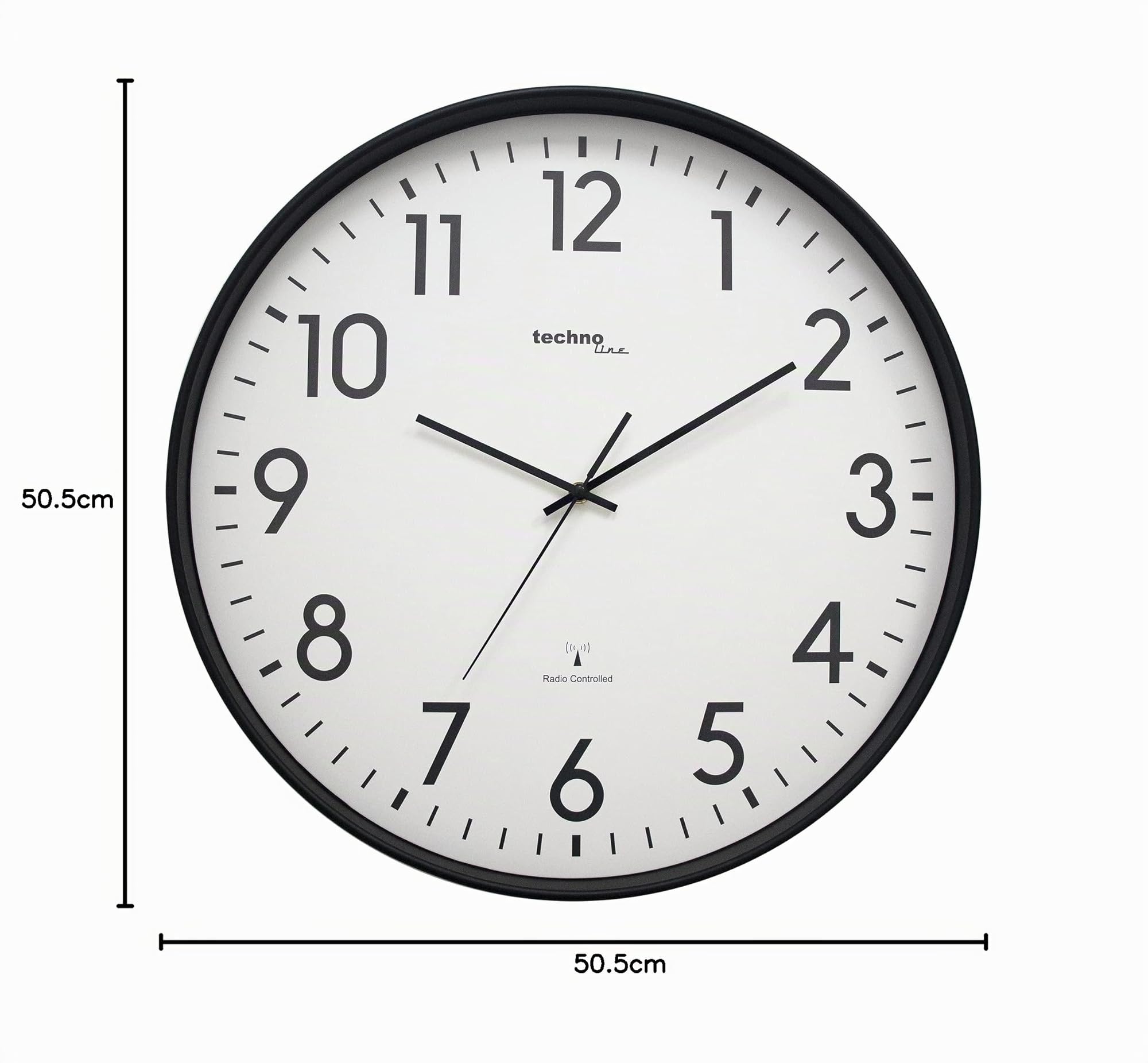 technoline Orologio da parete XXL WT8998, 50 cm, orologio da parete XXL