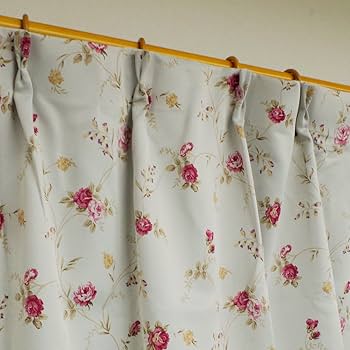 新品フラワーカーテン178cm スミノエ カーテン フラワーポット 遮光2級 100×178cm 1枚入り