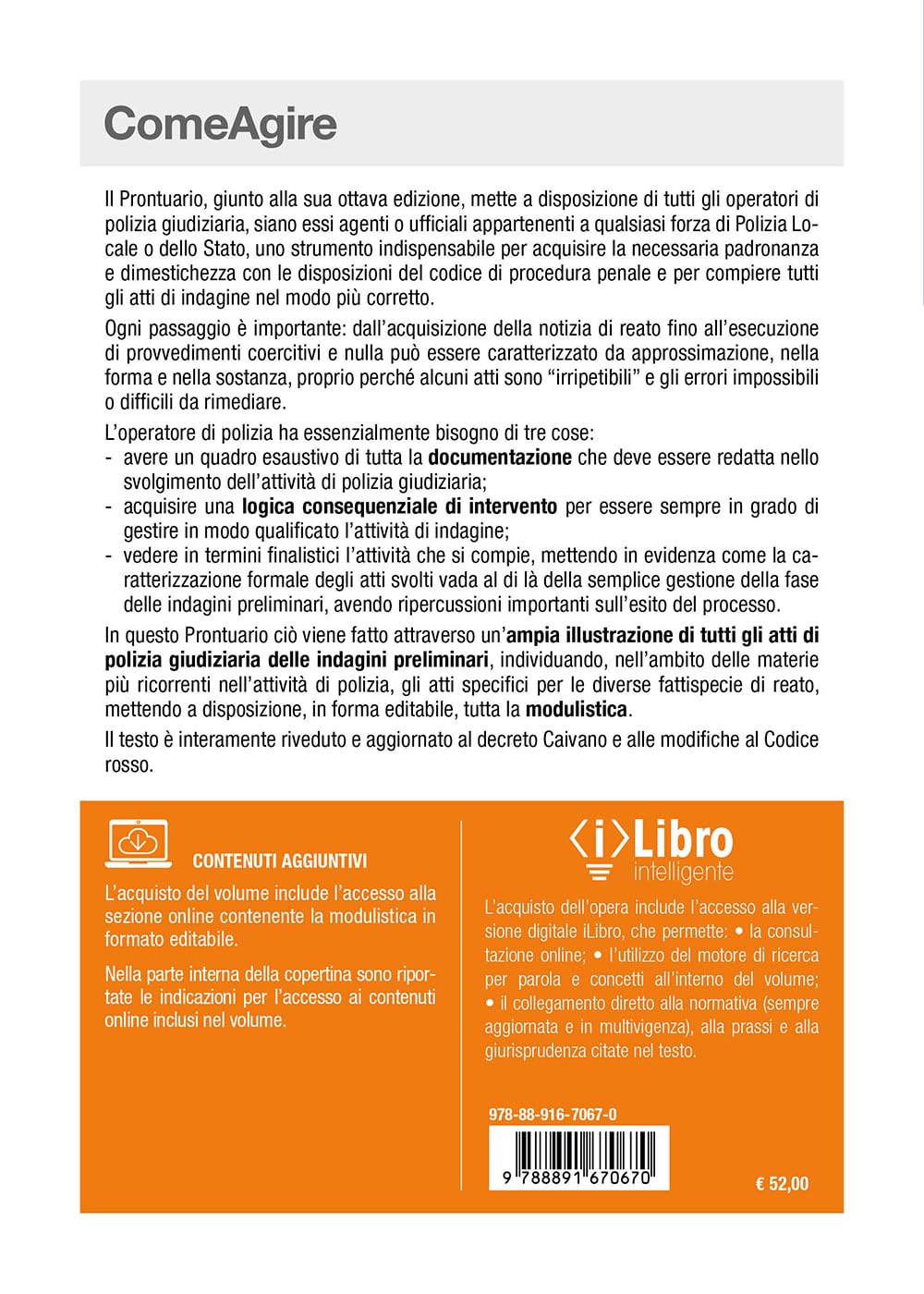 Prontuario di Polizia Giudiziaria - Guida pratica per le attività di indagine e la redazione degli atti