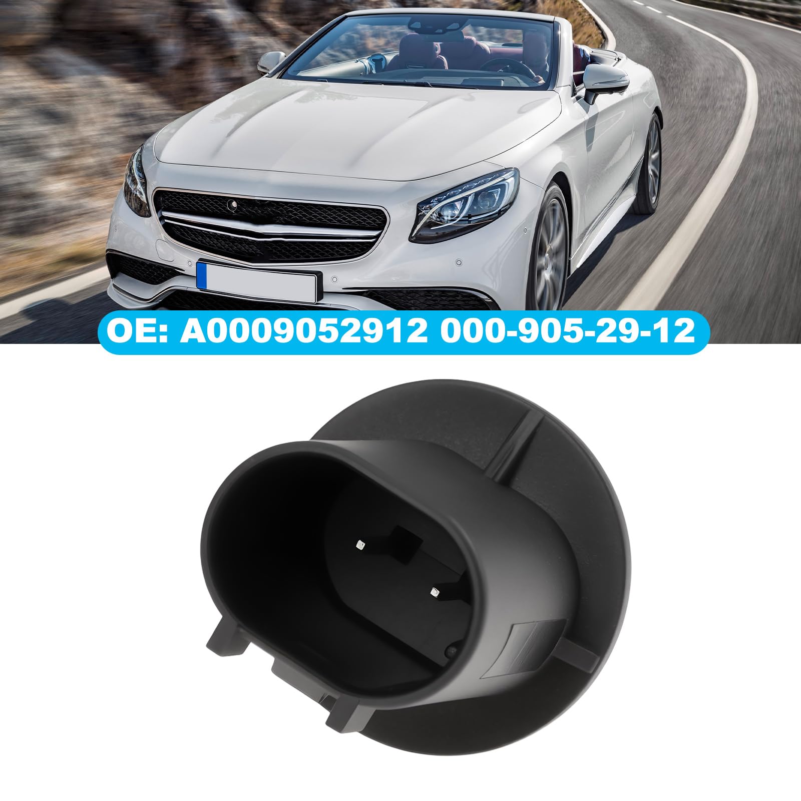 ECSiNG Czujnik temperatury powietrza otoczenia A0009052912 kompatybilny z Mercedes-Benz CLA, GLE, GLS