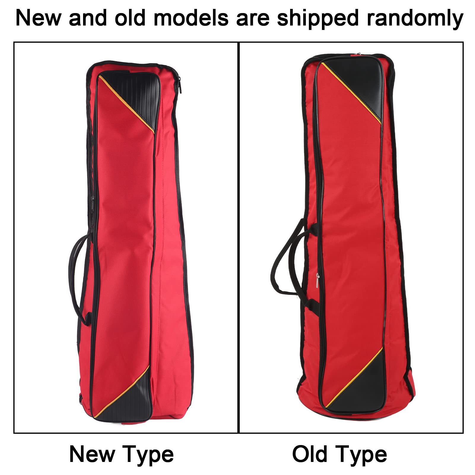 Borsa Trombone Tenore, Morbida Imbottita Portatile con Manico e Tracolla Oxford Resistenti all'Acqua per Strumenti Musicali Leggeri Spartiti Accessori