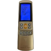 GOLD COLOR AC Remote Control Carrier Trunk for Toshiba Mitsubishi Mitsubishi Fujitsu Hitachi Higher LG York Midi Panasonic Sharp Samsung Keron Hyundai Green Fan Eye Daikin Lowa Goldstar Daewoo
