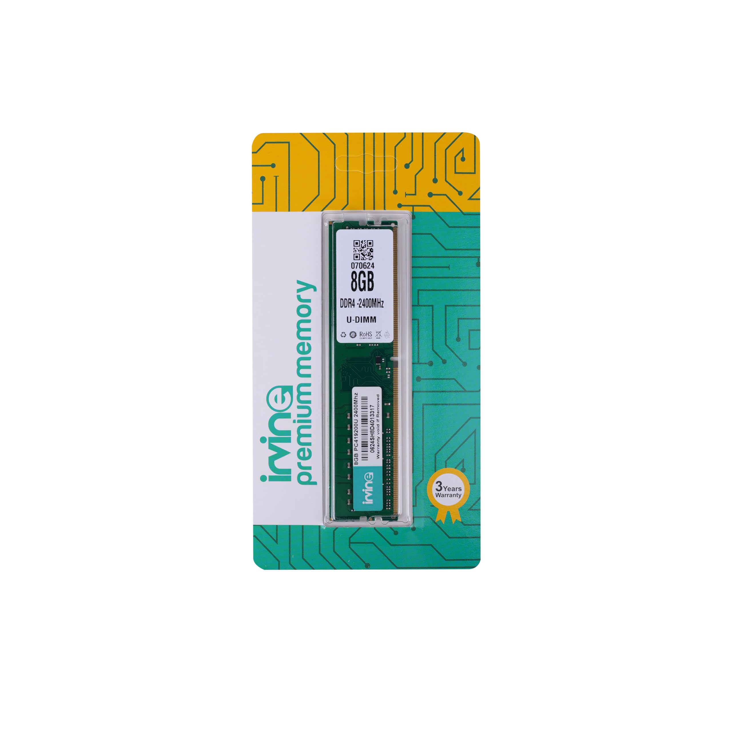 See full amazon price history chart for IRVINE 8GB DDR4 2400MHz Desktop RAM for PC | 288-Pin UDIMM | Unbuffered | 1.2V | CL11 | PC4-21300s | High-Performance Memory for Standard & Gaming PCs | 3-Year Warranty IRVINE 8GB DDR4 2400MHz Desktop RAM for PC | 288-Pin UDIMM | Unbuffered | 1.2V | CL11 | PC4-21300s | High-Performance Memory for Standard & Gaming PCs | 3-Year Warranty (B09G2YJGFH) Amazon Price History, Amazon Price Tracker