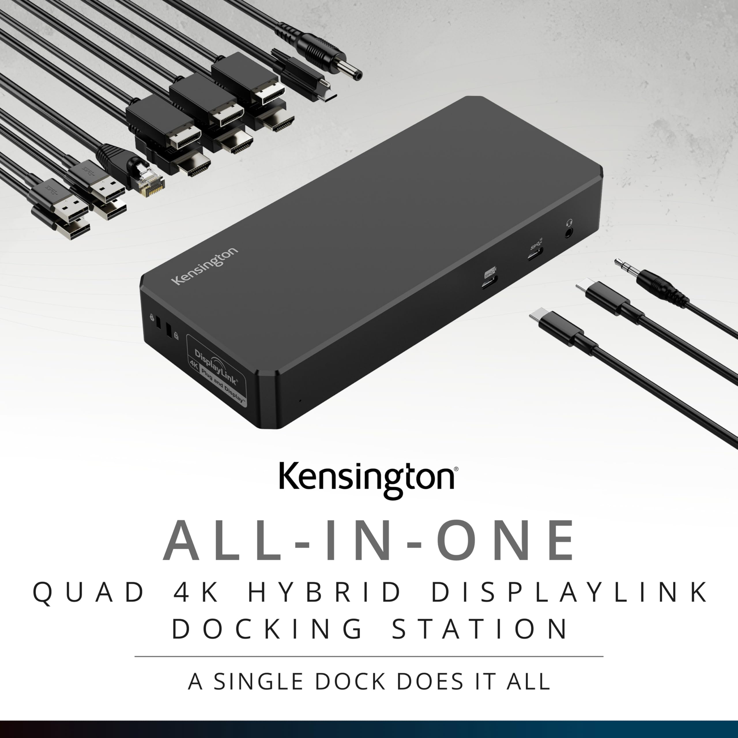 Amazon.com: Kensington SD4790P USB-C Quad 4K Displaylink Docking