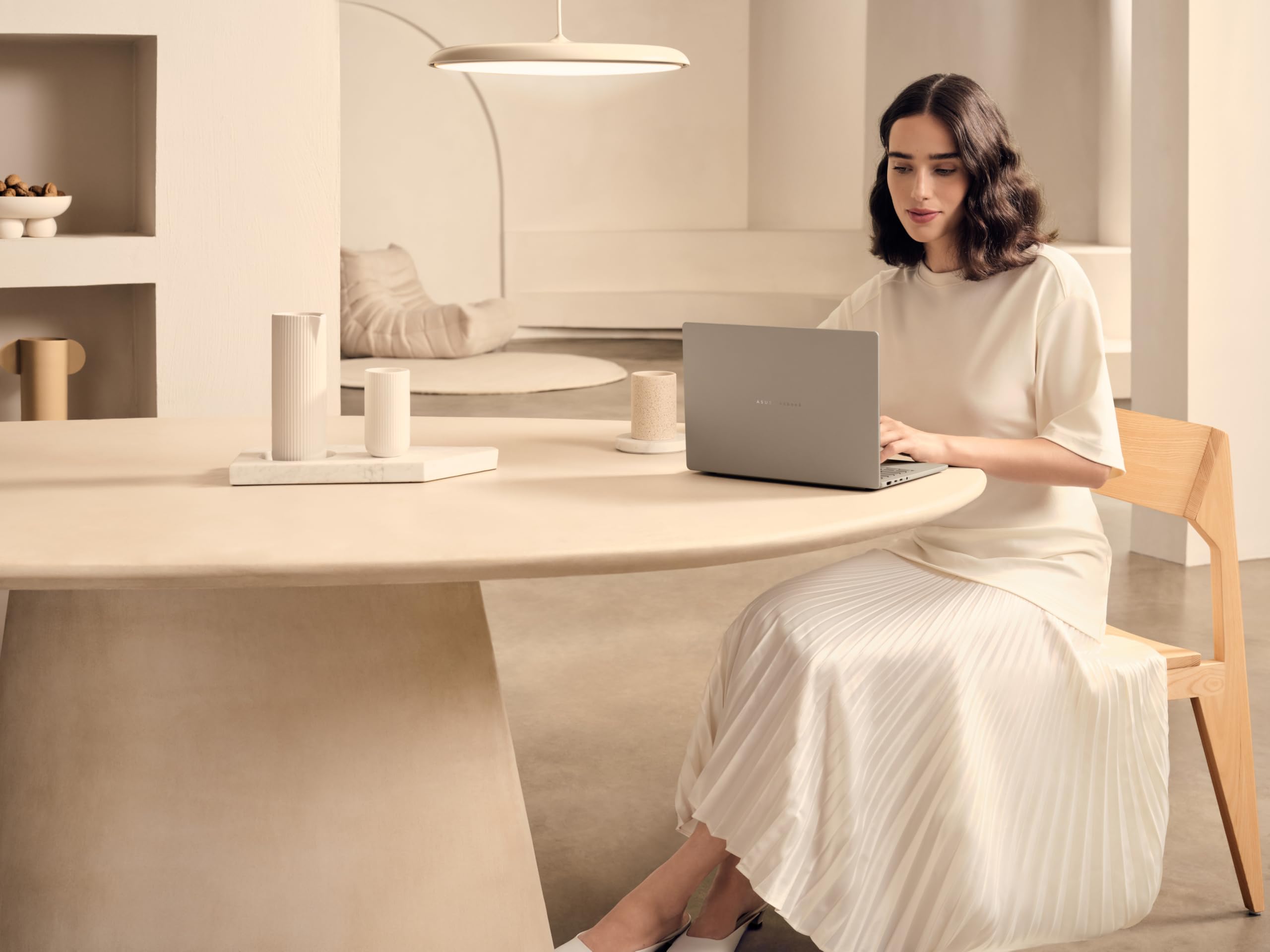 ASUS Zenbook A14 UX3407RA-QD011W Copilot+ PC 14 Pouces WUXGA OLED 60Hz Pc Portable (Snapdragon X Elite X1E 78 100, 32GB LPDDR5X, 1TB SSD, Qualcomm Adreno GPU, Windows 11 Home) – Clavier AZERTY.