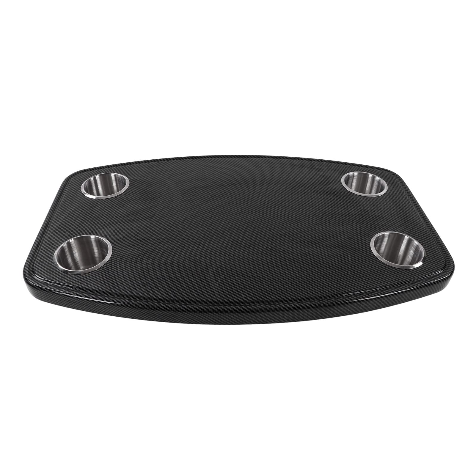 Tavoli Marini Per Barche Tavolo Per Barca Piano In Legno Acciaio Inossidabile Rv Tavolo Rimovibile Stile Fibra Di Carbonio 600X380X30Mm Con 4 Portabicchieri Per Yacht