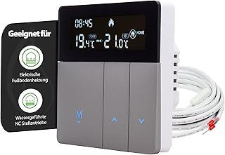 Smart WiFi Thermostat mit App für Fußbodenheizung Heizkörper Digital Regler