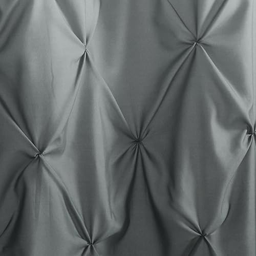 Miniatura 2 de Cortina de ducha con diseño de pintuck degradado, decoración de baño elegante, tela duradera de lujo, lavable a máquina, eleva tu espacio de baño