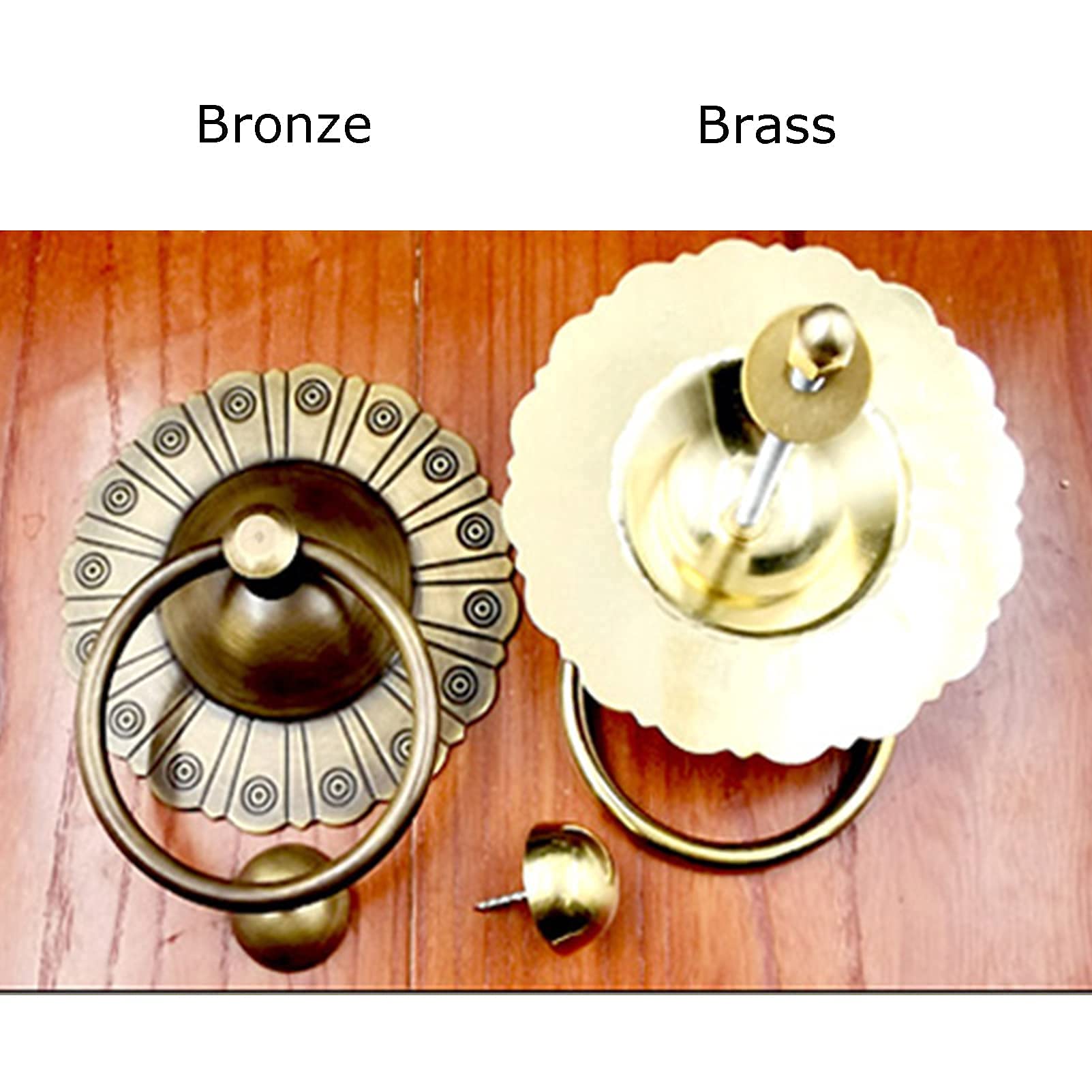 Batacchio Portone In Ottone Massiccio - Stile Vintage Per Porte In Vetro E Legno | Elegante E Resistente