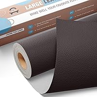 Vista 37 de Kit de reparación de cuero para muebles de 4 x 63 pulgadas, parche de reparación de cinta de cuero autoadhesivo para sofá, kit de parches