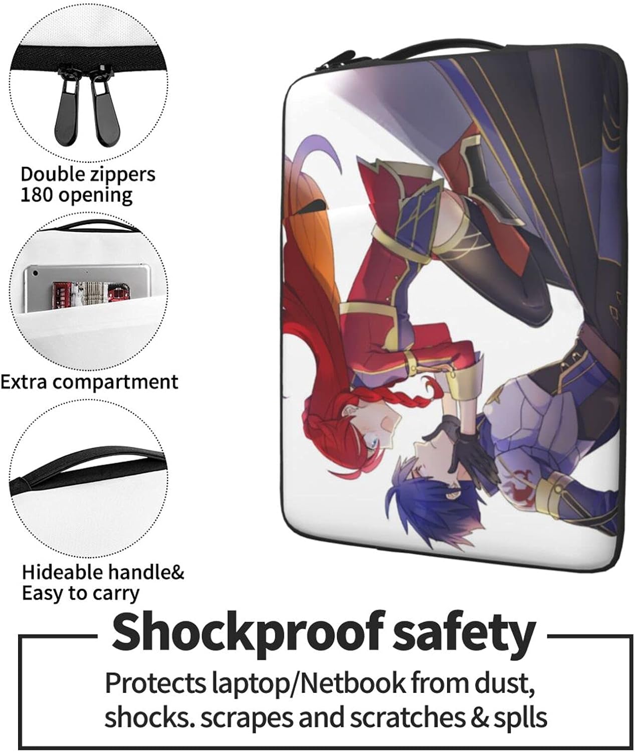 Home Garden Re Creators 13 14 15 6 Inch Anime Laptop Sleeve Cases Protective Cover Compatible With Macbook Air Mac Surface Hp Samsung Acer Asus Chromebook Jovaza Com Home Garden Re Creators 13 14 15 6 Inch Anime Laptop Sleeve Cases Protective Cover Compatible With Macbook Air Mac Surface Hp Samsung Acer Asus Chromebook Jovaza Com