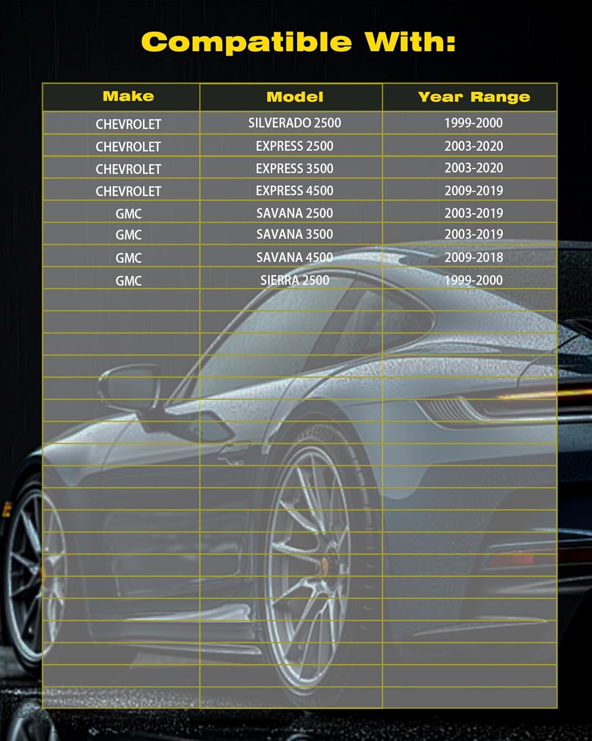 2Pc Front Upper Control Arm K641505 K641506 for Chevrolet Express 2003-2020,Control Arm and Ball Joint for GMC Savana 2003-2019