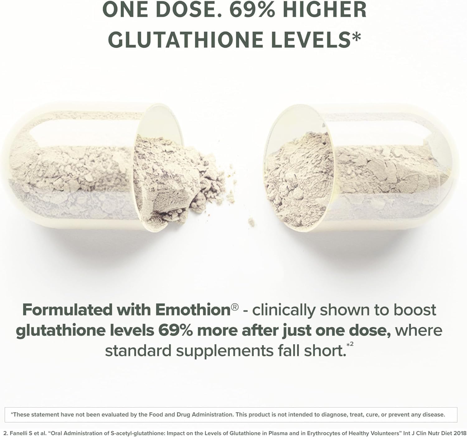 Prominent Nutrition S-Acetyl L-Glutathione Supplement - Clinically Researched Emothion Acetylated Glutathione for Normal Liver Detoxification Support & Optimal Antioxidant Effect, Vegan - 1 Pack - Image 4