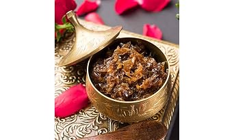 GHOTARAM Honey Rose Gulkand Natural Organic Gulkand Prepared Using Damask Rose with Kesar Elaichi Dhaga Mishri-400g200g*2Pac