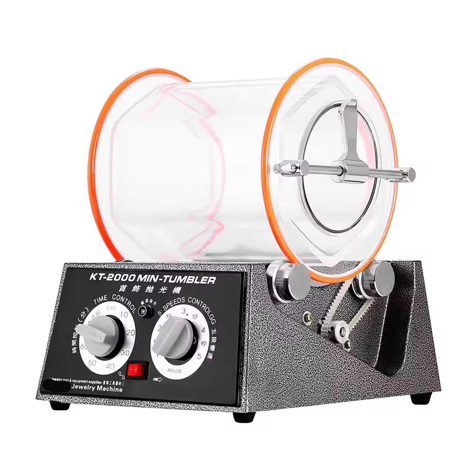 Ewsdsfs 220V Kt-2000 5Kg Rotary Tumbler Jewelry Surface Polisher Finisher Polishing Finishing Machine(220V)