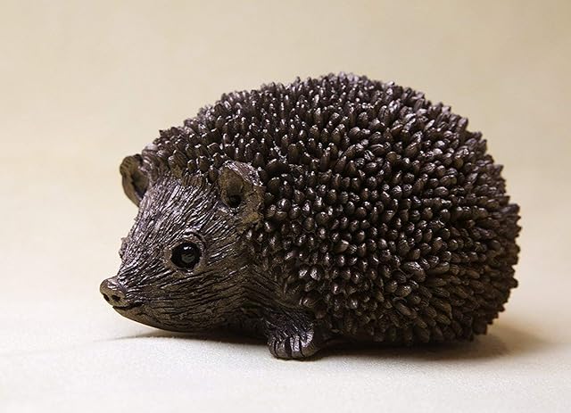 Frith Sculptures Squeak Junior Hedgehog by Thomas Meadows  Cold Cast Bronze Home Decoration Sculpture Ornament