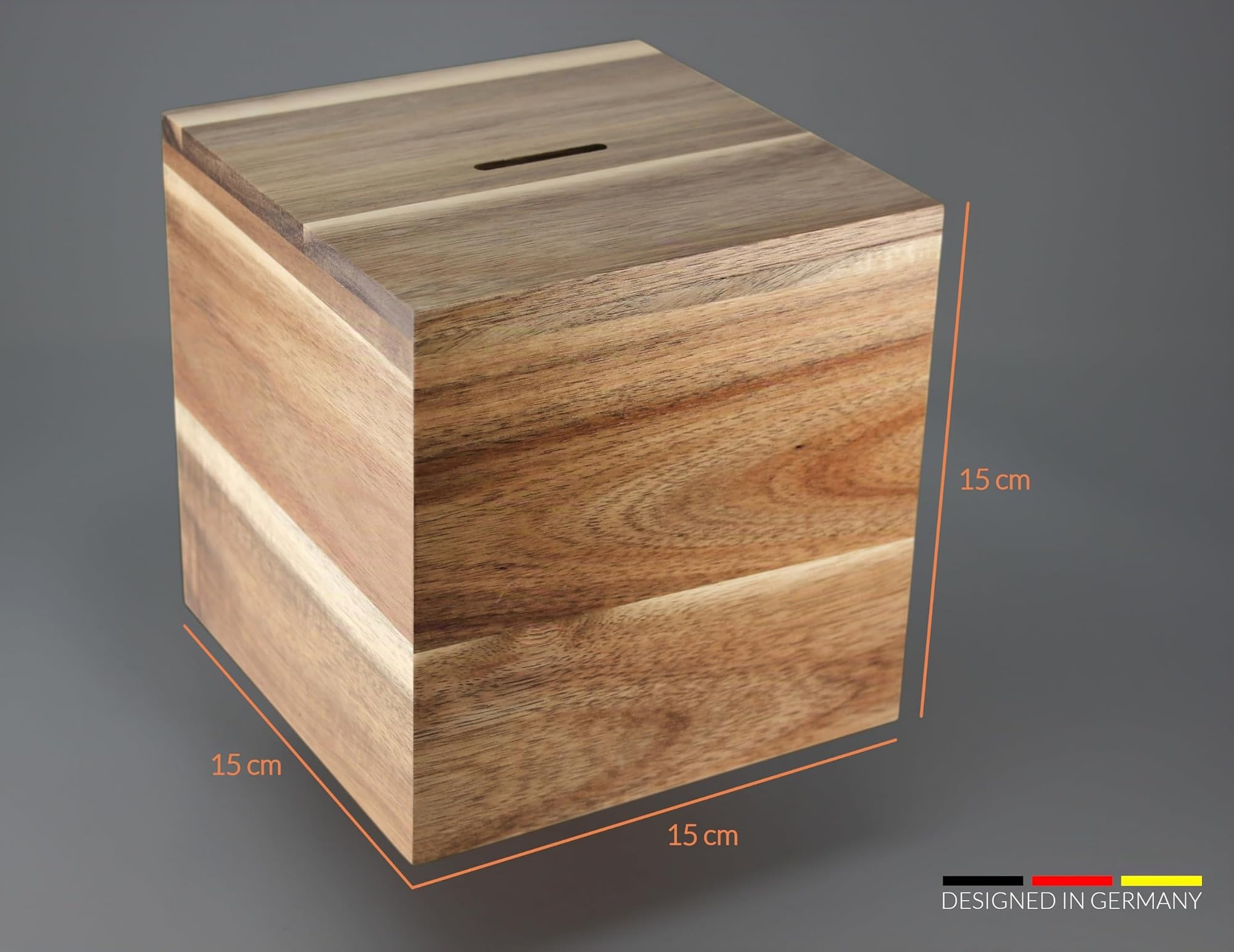BIG Dreams Box - Tirelire en Bois Élégante & Défi d'Épargne - Cadeau pour Couple, Mariage, Fiançailles | pour Économiser pour Les Vacances ou Les Voyages | Boîte de Pourboires et de Dons
