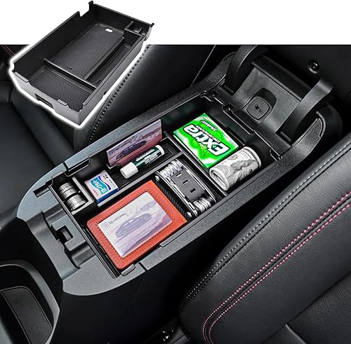 Bandeja organizadora de consola central compatible con accesorios Chevy Equinox 2018 2019 2020 2021 2022 2023 2024, bandeja de inserción para