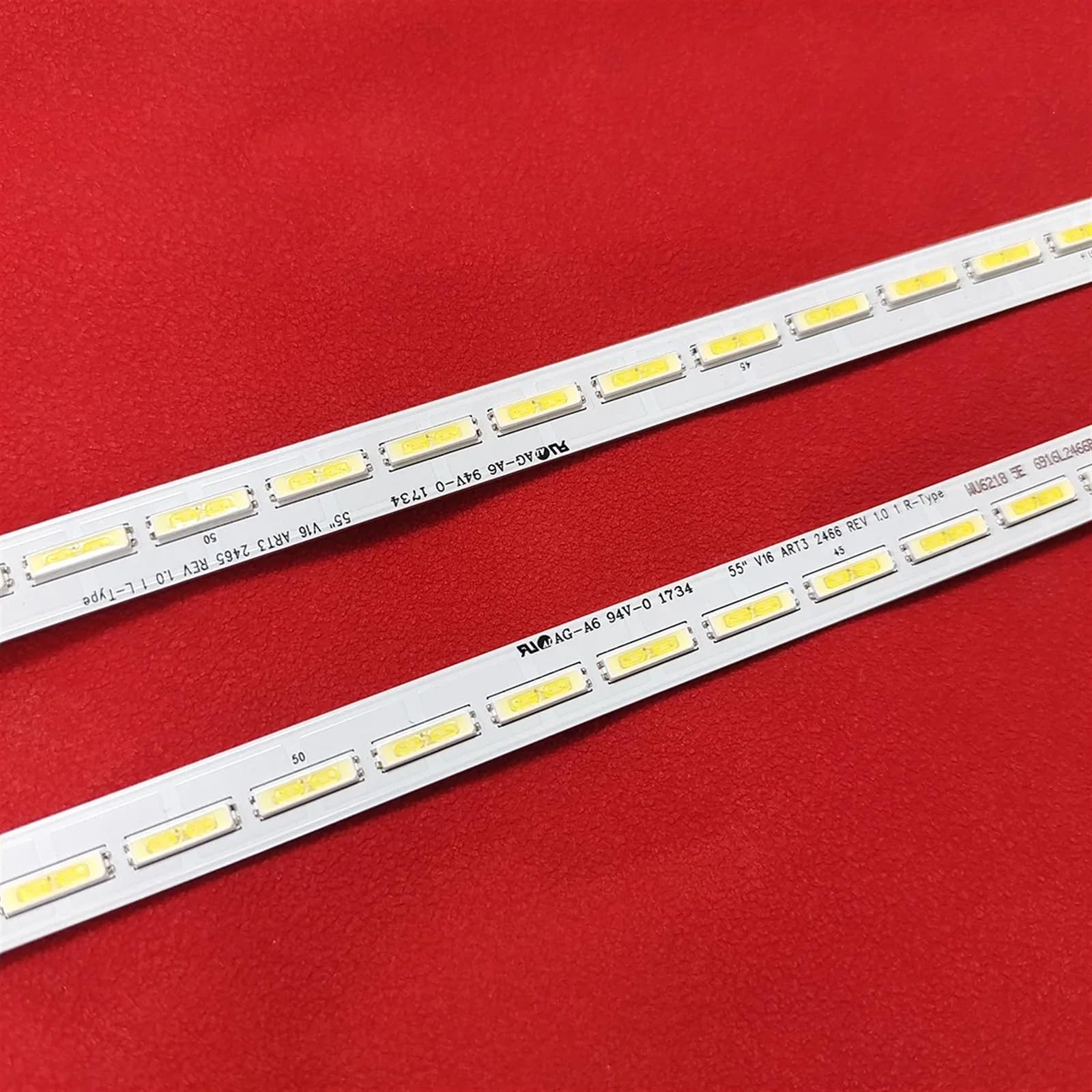 Striscia di retroilluminazione a LED Compatibile for LG 55UH651V 55UH650V 55UH7650 55UH671V 6922L-0189A 0199A LC550EGG FJ M5 55 V16 ART3 2465 2466