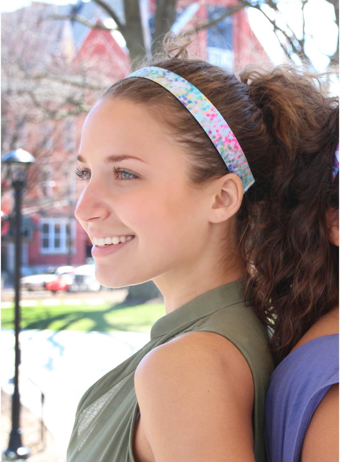 Sweaty Bands Womens Girls Headband - Non-Slip Velvet-Lined Athletic Hairband - Truth - Image 2