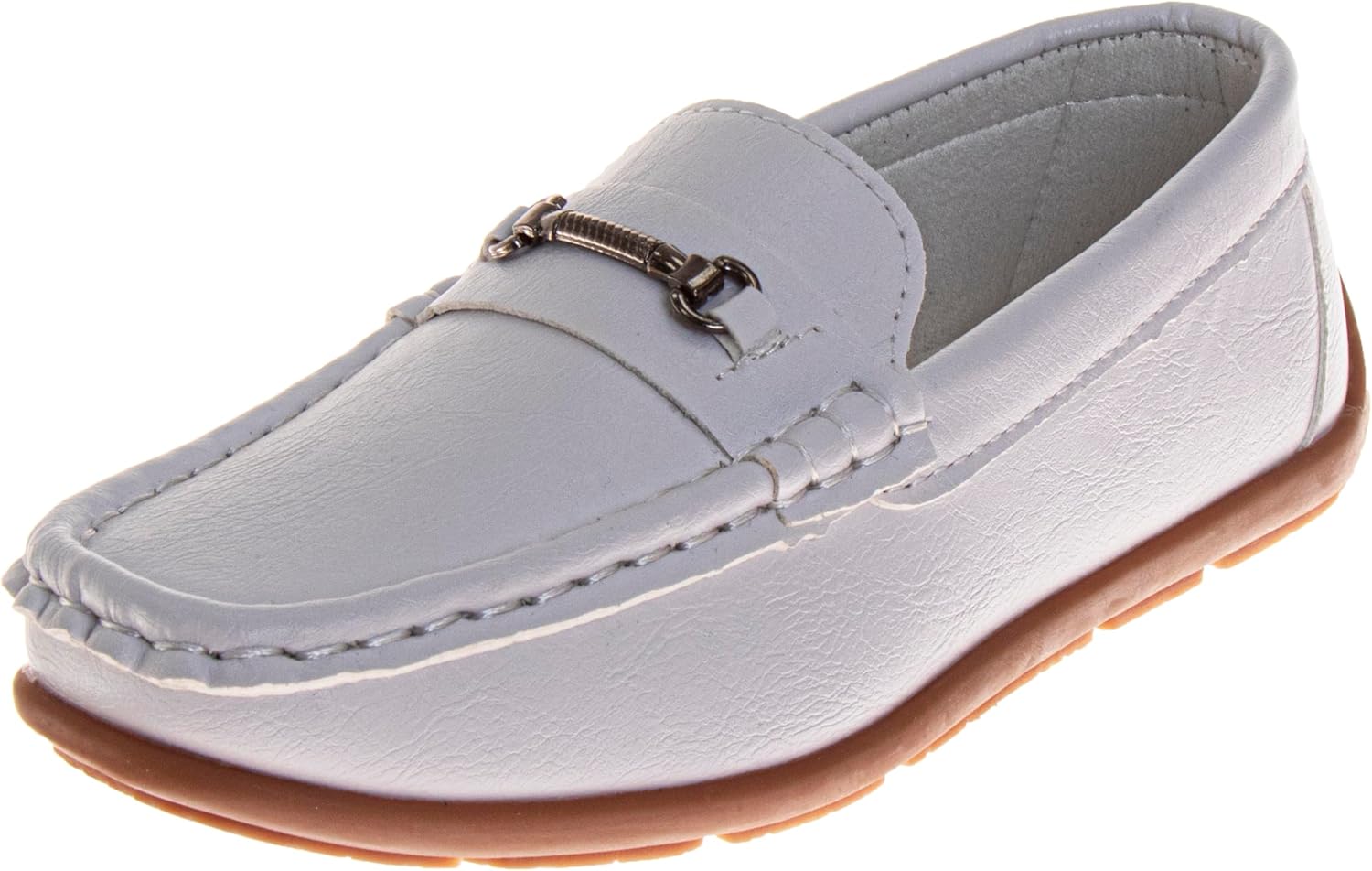 French Toast Toddler Boy Loafers Penny Moccasin School Driving Dress Shoes for Boys Black, Tan, Navy, White Red Size 5-10 Toddlers 11-13 Little Kid 1-5 Big Kid
