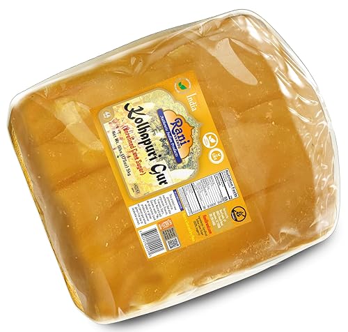 Miniatura 8 de Rani Kolhapuri Gur (Jaggery) 11.0 lbs (11 libras) ~ Azúcar de caña sin refinar, sin color añadido, apto para gluten, vegano, sin OMG, sin sal ni