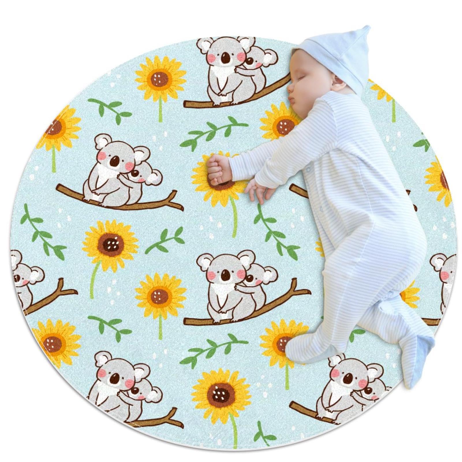 Tapis de salle de bain antidérapant koala pour éviter les glissades des petits après le bain