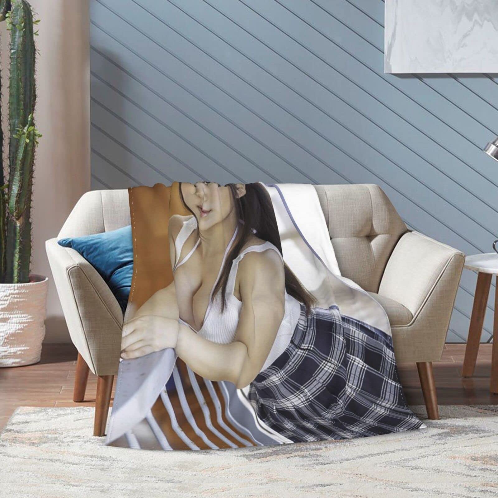 Amazon｜姫咲はな (2)エアコン毛布 肩掛け毛布 フランネル毛布