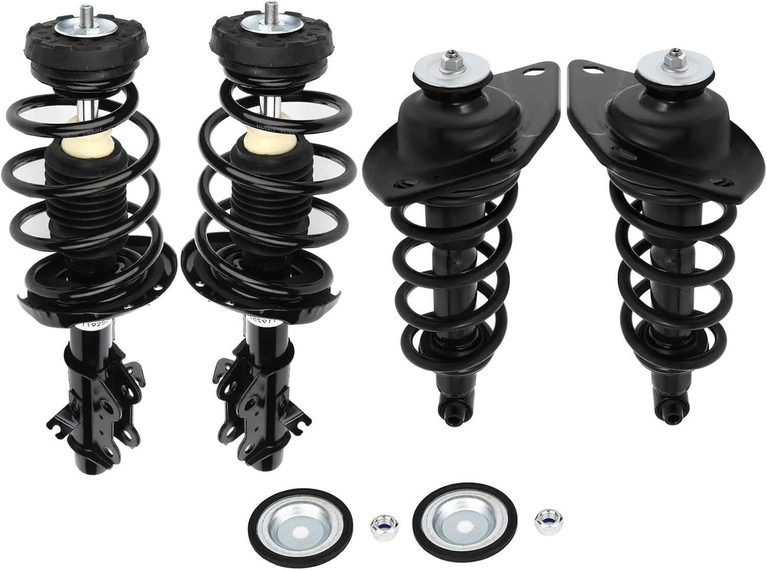 Front and Rear Complete Struts Assembly Fit for 2010-2012 for Chevrolet Camaro Complete Strut Spring Assembly Shock Absorbers 172360 173030L 15201A 15202A