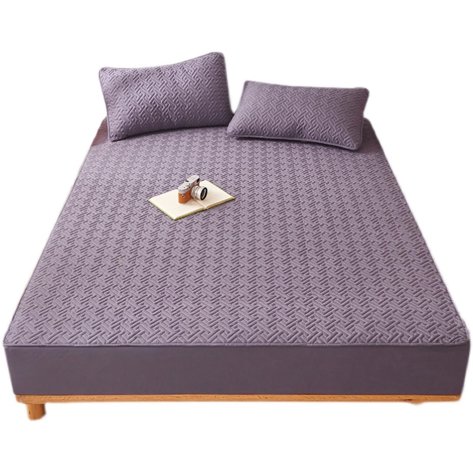 Amazon.com: FCLDESHOP Deep Fitted Sheet,Pure Cotton Quilted