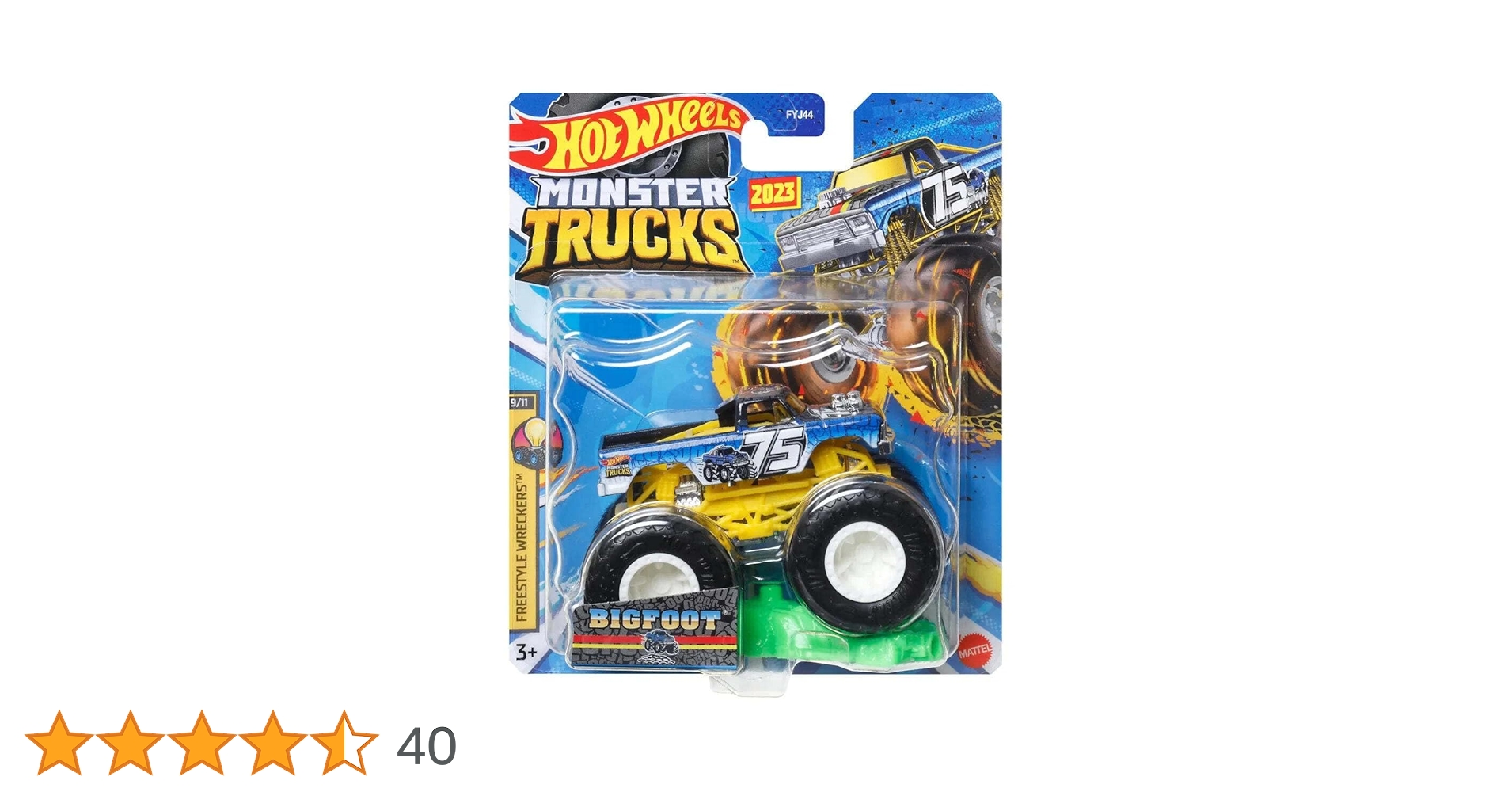 Amazon.co.jp: Hot Wheels モンスタートラック 2023年用 1:64