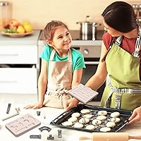 Vista 4 de Moldes de silicona para chocolate con tubos Steampunk, para fondant, para el Día del Padre, decoración de pasteles, cupcakes, galletas, pasta