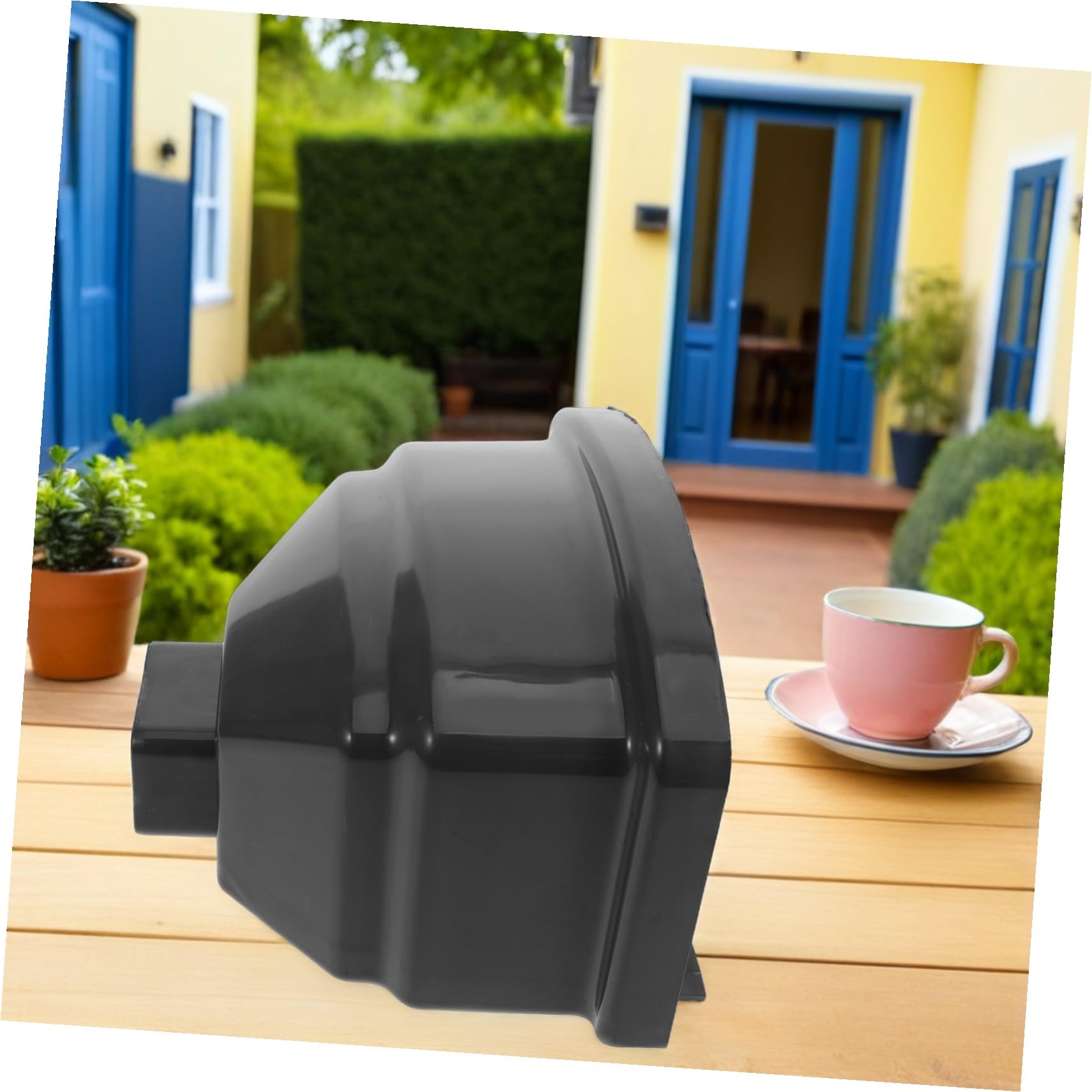 Toddmomy Cubo De Agua De Lluvia Para Techo Desviador De Drenaje De Canaleta Adaptador De Bajante De Recolección De Agua De Lluvia Canaleta De Plástico Pvc
