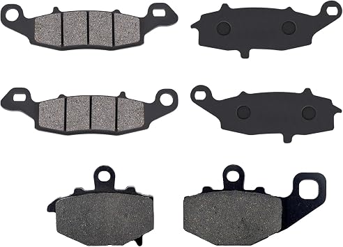 Motorcycle Front and Rear Brake Pads Replacement for Kawasaki EX650 Ninja 650R 2006-2016 ER650 2009-2010 KLE650 2007-2014 Z750 S ZR750 2005-2006 GPZ1100 ZX1100 1995-1997
