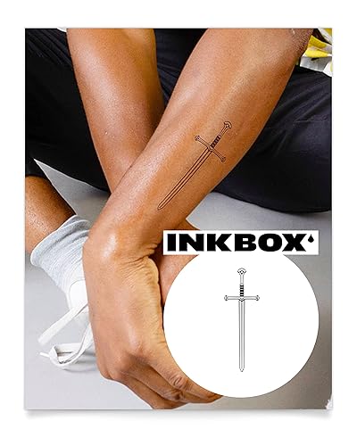 Inkbox Tatuajes temporales, tatuaje semipermanente, uno de alta calidad, fácil de larga duración, tatuaje de temperatura impermeable con tinta para