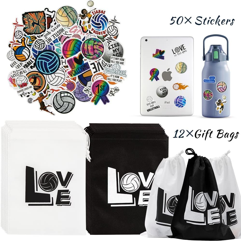 122PCS Volleyball Party Favors- Volleyball Gifts for Team Members, Sports Theme Party Supplies Goodie Bags - Image 3