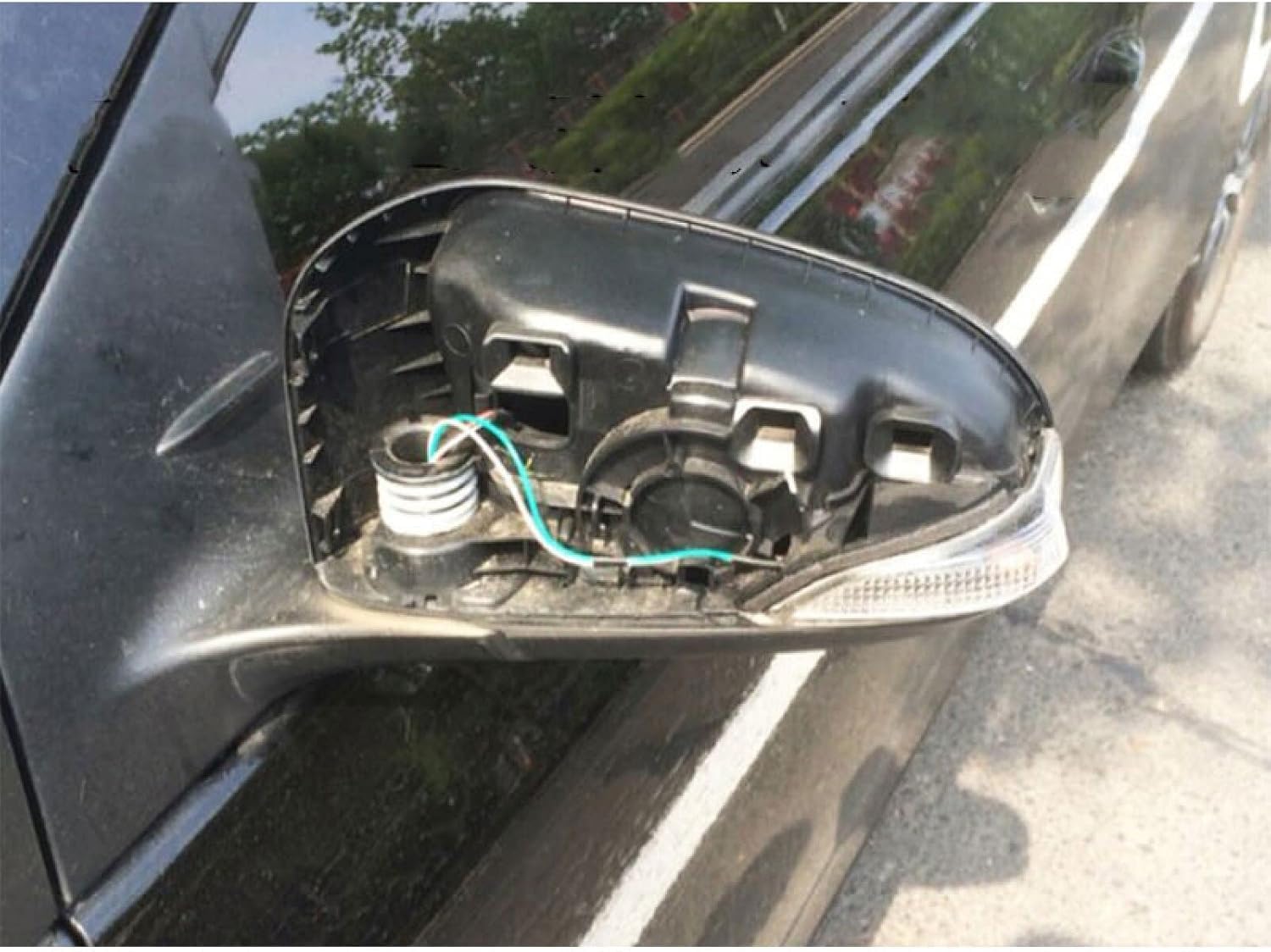 Copricapo Specchietto Retrovisore Per Toyota Yaris 2012-2019 - Lato Destro Argento - Foto 5