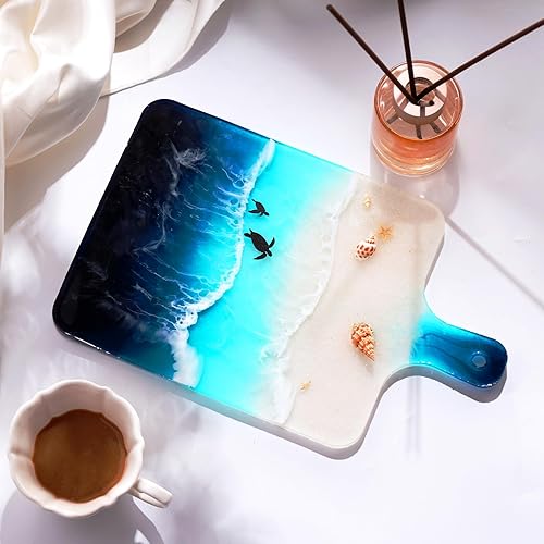 Miniatura 4 de LETS RESIN Moldes de bandeja de resina de silicona moldes de resina epoxi para tabla de cortar rectangular moldes de silicona grandes para bandeja