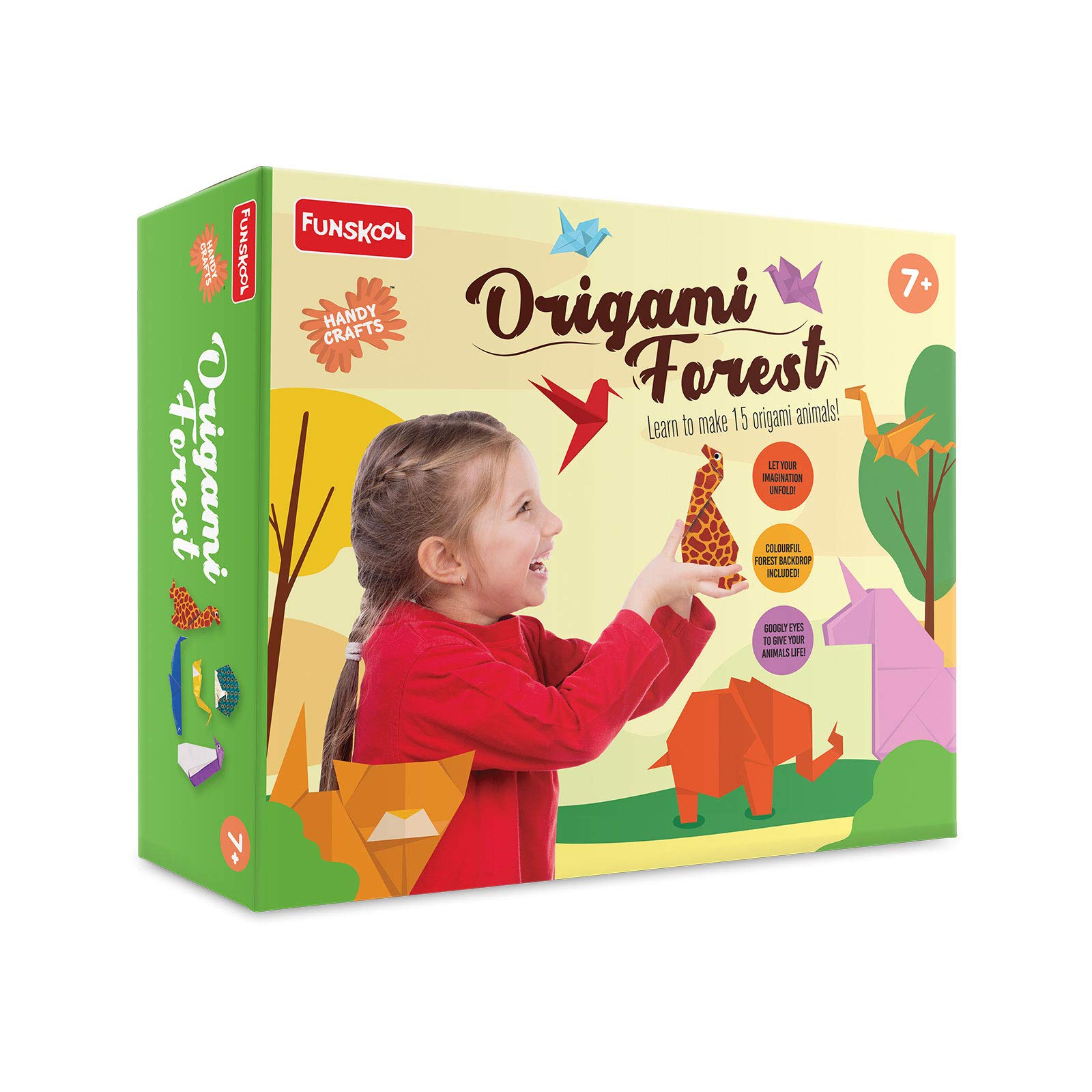 Funskool Handycrafts Origami Forest, Animals Origami, Make 15 Different Animals, Art and Craft Kit, DIY Kit, Ages 7 Years and Above, Multicolour (B08ZKKCBVP) Amazon Price History, Amazon Price Tracker