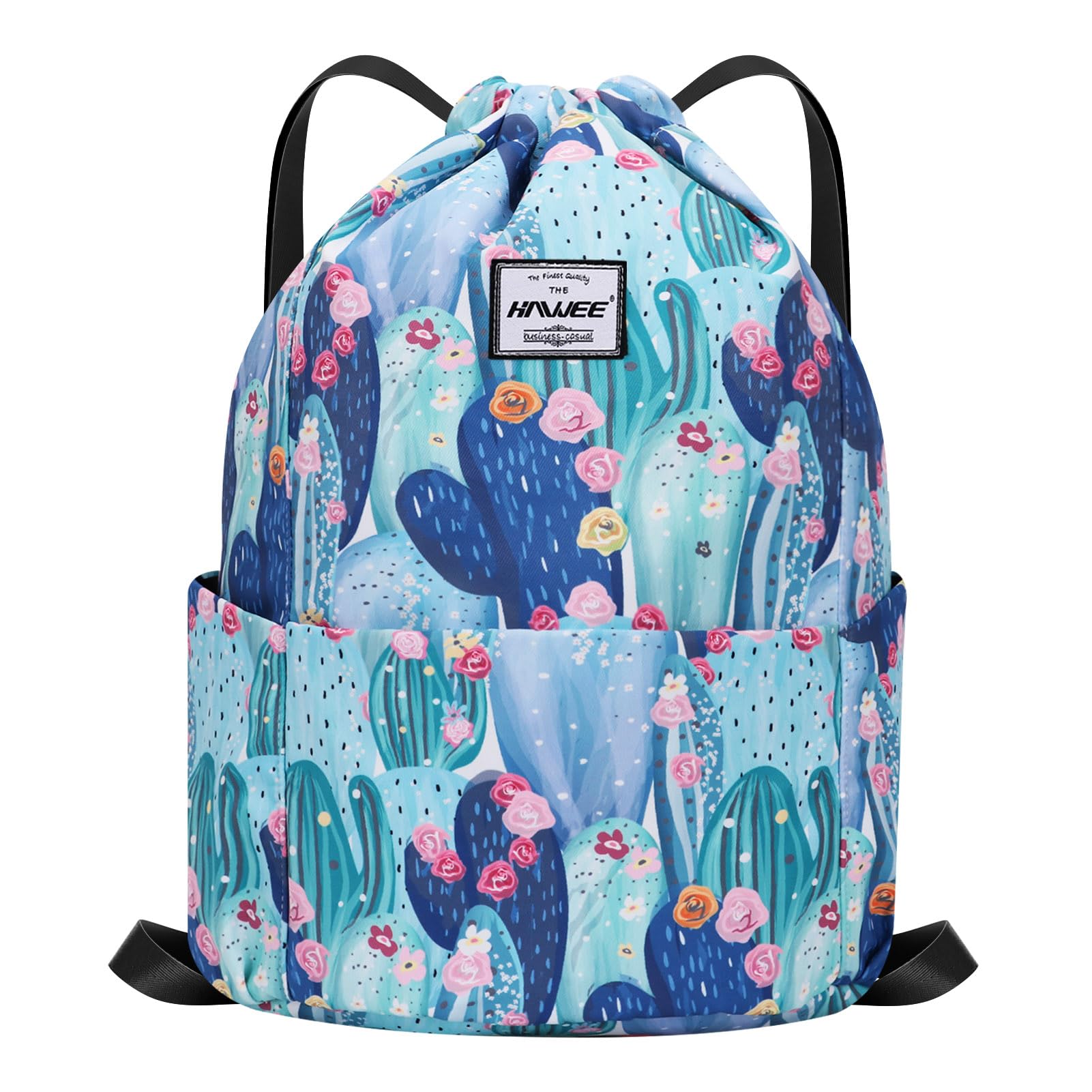 Impermeable Casual Mochila con Cordón Grande Deporte Bolso de Gimnasia Mochila de Cuerda Unisex para Mujer Hombre Vida Cotidiana Aire Libre Yoga Escuela Playa Nadar — view 20