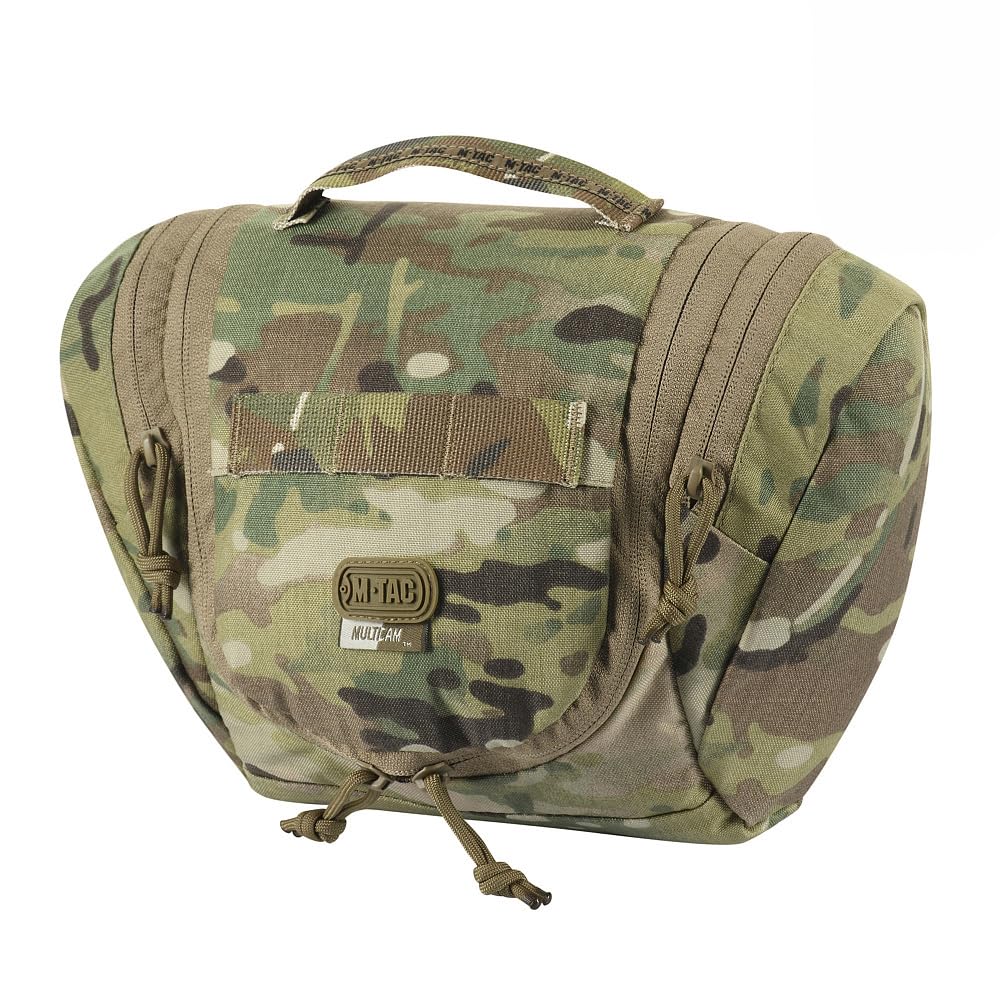 M-Tac Kosmetyczka taktyczna Elite Gen.II – podróżna i wojskowa kosmetyczka, Cordura 500D, wodoszczelna, kompaktowa, do użytku na zewnątrz, na kemping, Bundeswehrę i Airsoft, Multicam, Multicam