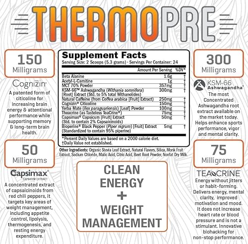 Miniatura 2 de Polvo termogénico quemador de grasa para mujeres y hombres, suplemento de energía y pérdida de peso, bebida potenciadora de enfoque y metabolismo,