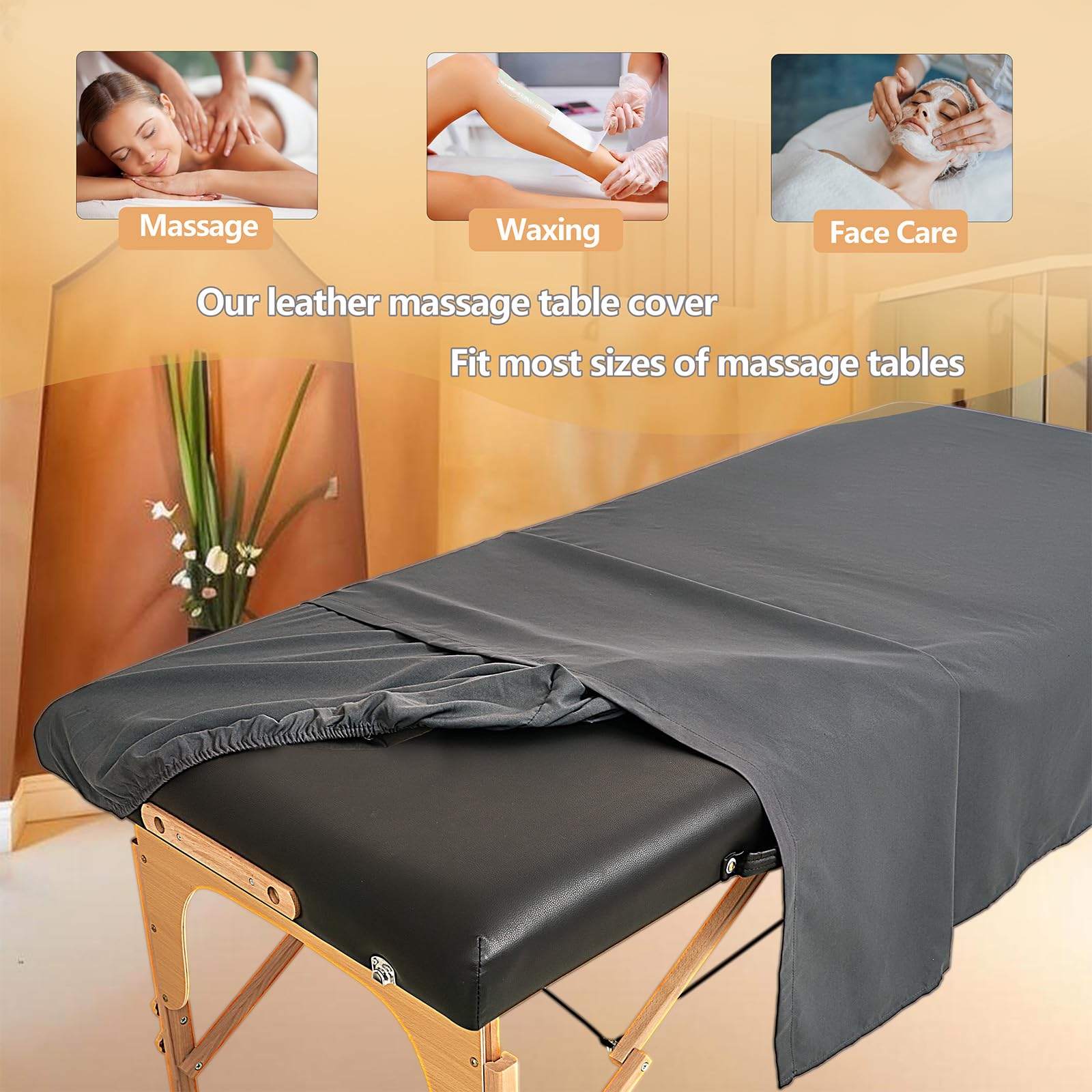 Salon Spa Massage Sheets - Extra Thick Microfiber -4