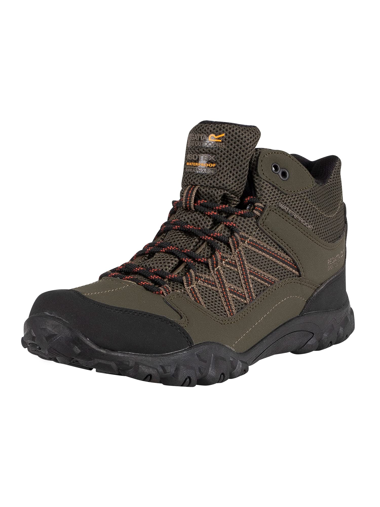 Mens Edgepoint Waterproof Walking Boots - Brair Lime Punch
