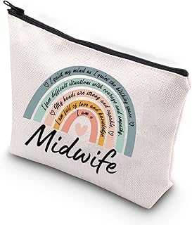 Trainee Midwife Gift Future Midwife Gift Midwife Thank You Gift Midwife Zipper Pouch Cosmetic Bag (Midwife)