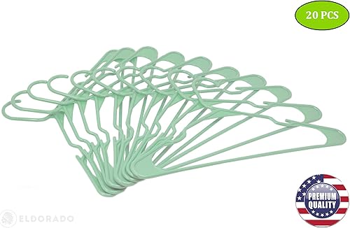 Miniatura 3 de Eldorado Perchas para ropa de tamaño adulto, plástico, ideales para uso diario estándar, ropa, camisas, blusas, camisetas, vestidos, chaquetas,