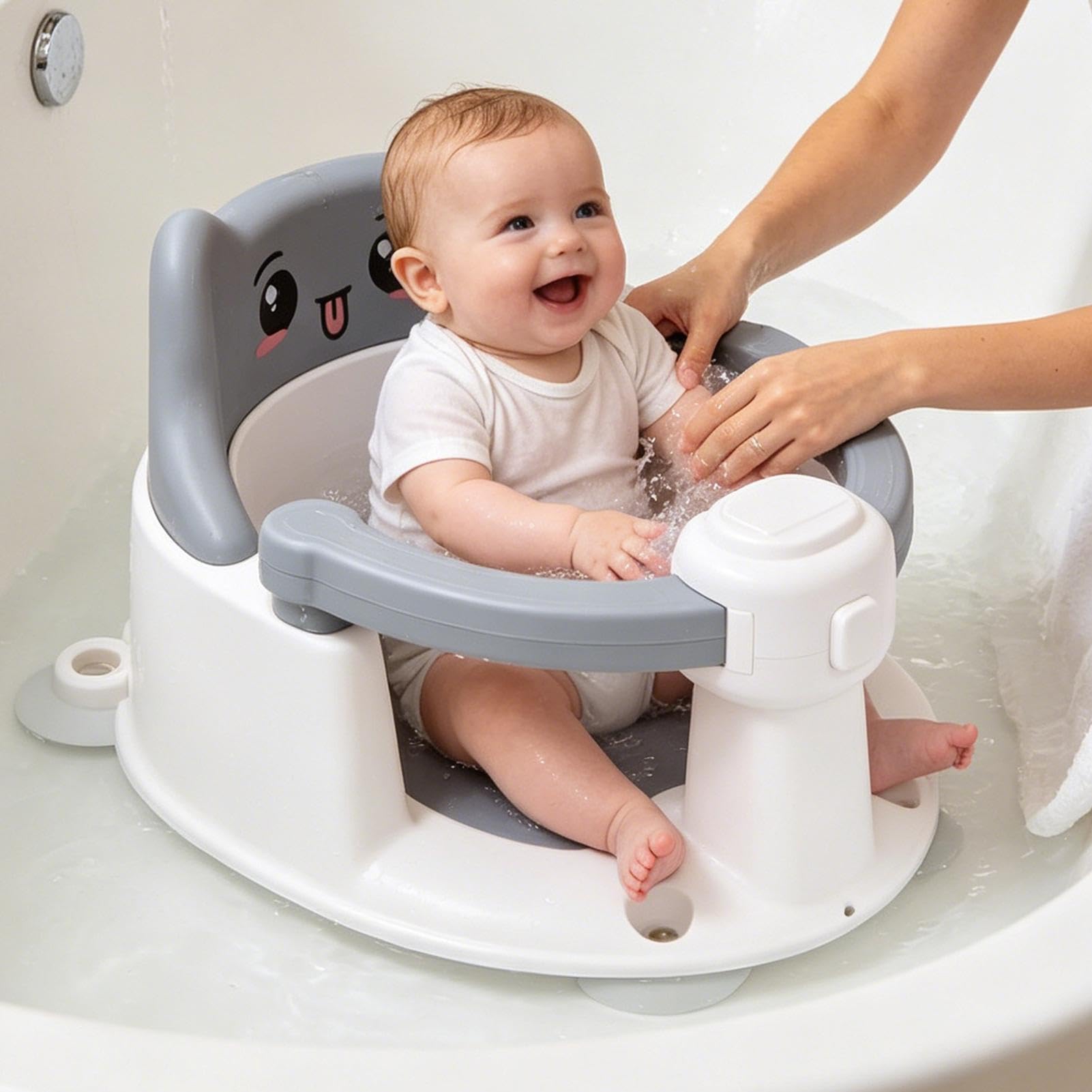 Sgabello da bagno per bambini, antiscivolo, con