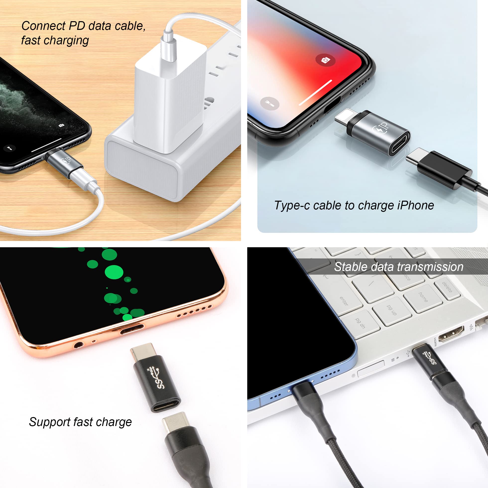 Adaptateur USB C vers USB, USB C femelle vers USB mâle, type C vers USB B mâle, j
